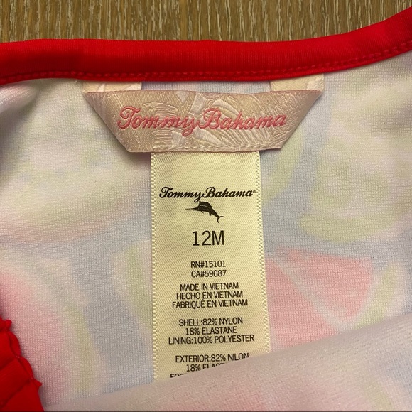 TOMMY BAHAMA Kids Watermelon One Piece Swimsuit - Picture 11 of 16